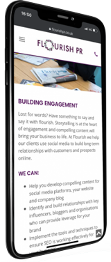 Flourish PR building engagement image